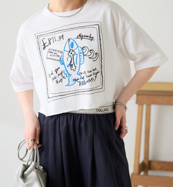  「【manipuri/マニプリ別注】プリントTシャツ」|Tシャツ・カットソー|