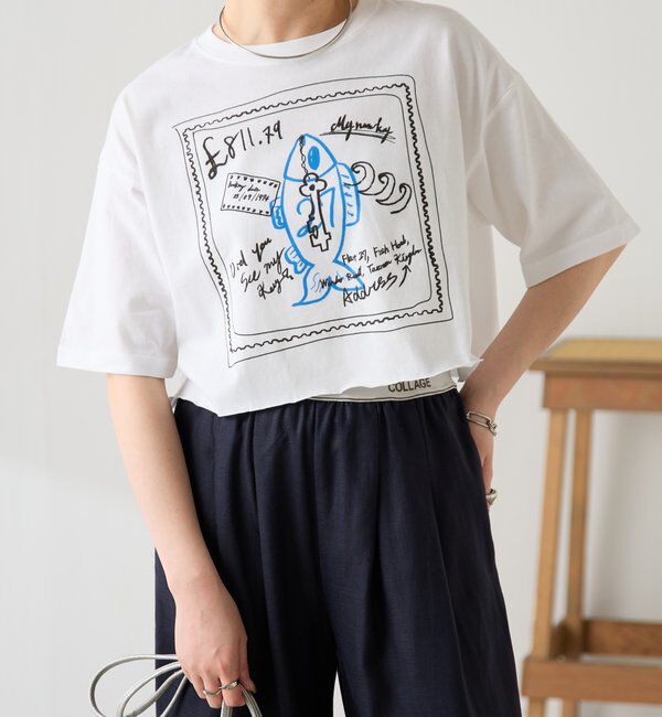  「【manipuri/マニプリ別注】プリントTシャツ」|Tシャツ・カットソー|