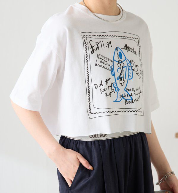  「【manipuri/マニプリ別注】プリントTシャツ」|Tシャツ・カットソー|