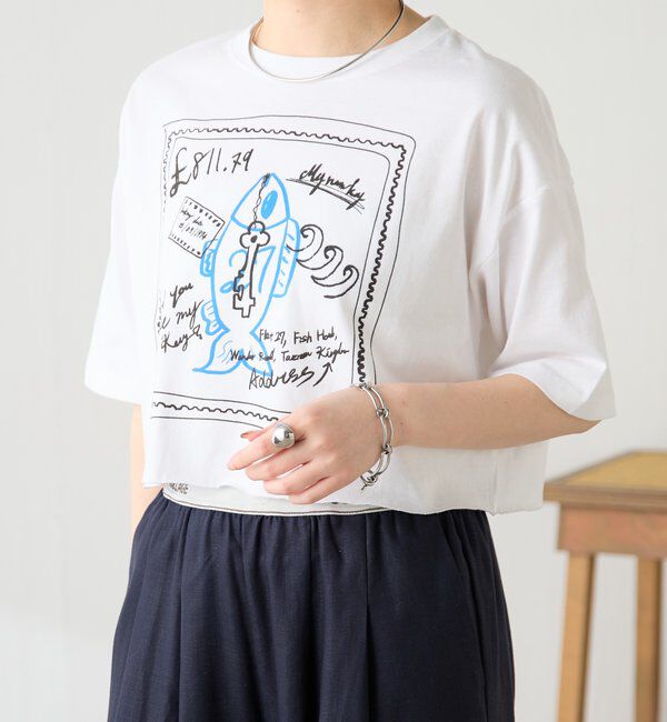  「【manipuri/マニプリ別注】プリントTシャツ」|Tシャツ・カットソー|