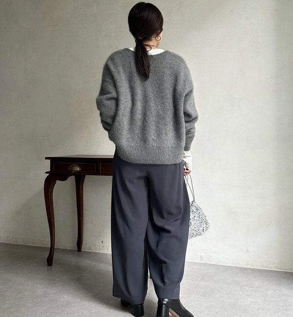  「【累計販売数3万枚突破/21色4サイズ展開！】タックワイドパンツ」|チノ|