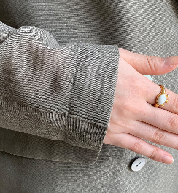  「【ウォッシャブル】シアーダブルジャケット」|テーラードジャケット|