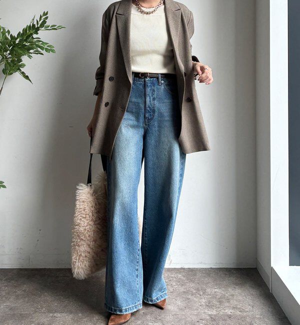  「【完売サイズ再販開始！】ワイドデニム」|デニム|