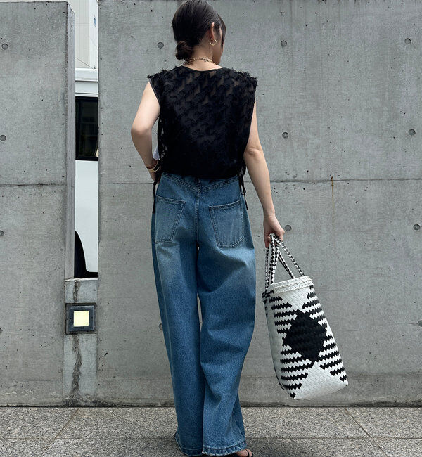  「【完売サイズ再販開始！】ワイドデニム」|デニム|