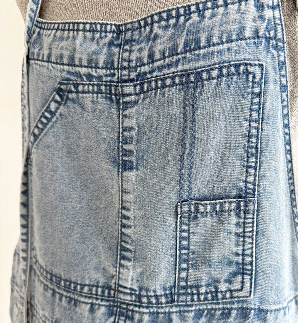  「【新色追加】リヨセルデニムオールインワン」|ワンピース|