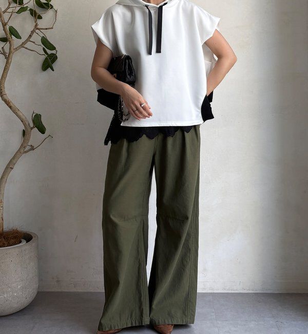  「【WEB限定】ジャージーフーディープルオーバー」|Tシャツ・カットソー|