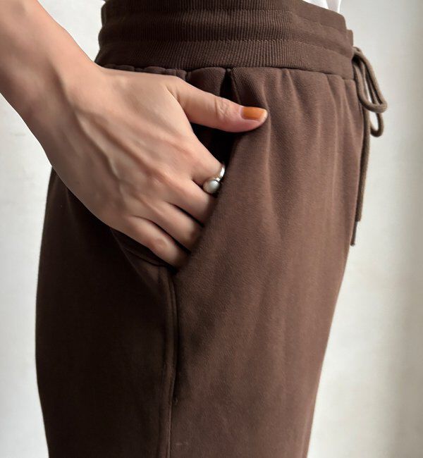  「【WEB限定】セミフレア裏毛パンツ」|チノ|