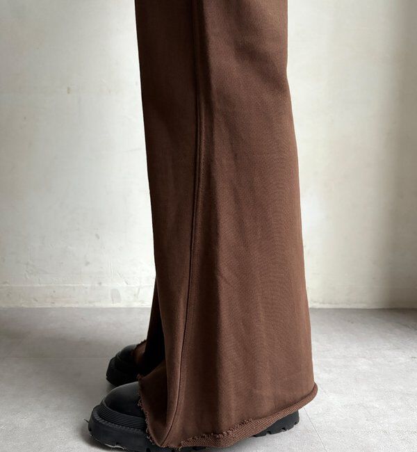  「【WEB限定】セミフレア裏毛パンツ」|チノ|