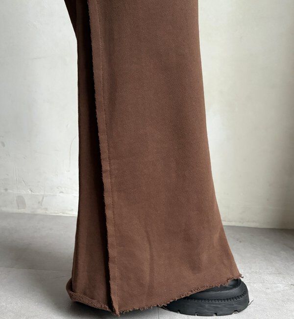  「【WEB限定】セミフレア裏毛パンツ」|チノ|