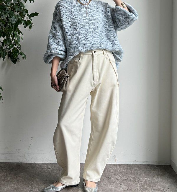  「【WEB限定】裏起毛デニム」|デニム|