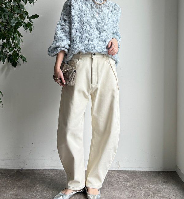  「【WEB限定】裏起毛デニム」|デニム|