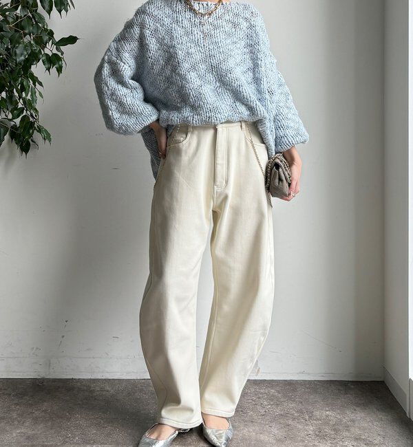  「【WEB限定】裏起毛デニム」|デニム|