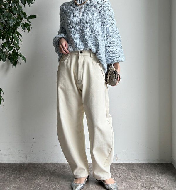  「【WEB限定】裏起毛デニム」|デニム|