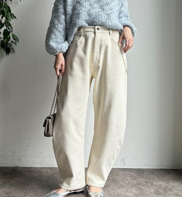  「【WEB限定】裏起毛デニム」|デニム|