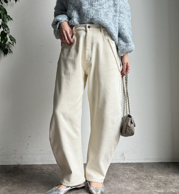  「【WEB限定】裏起毛デニム」|デニム|