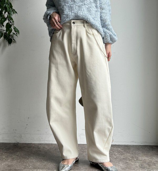  「【WEB限定】裏起毛デニム」|デニム|