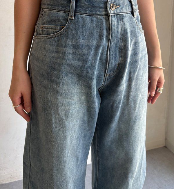  「【WEB限定】裏起毛デニム」|デニム|