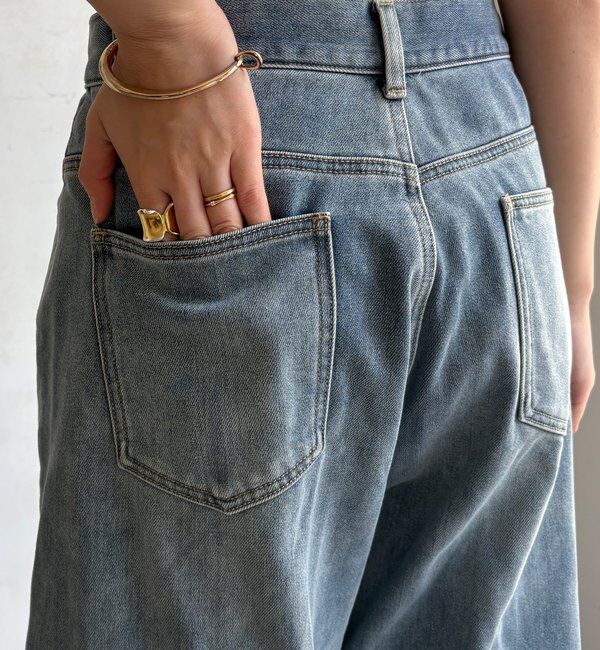  「【WEB限定】裏起毛デニム」|デニム|