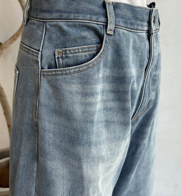  「【WEB限定】裏起毛デニム」|デニム|