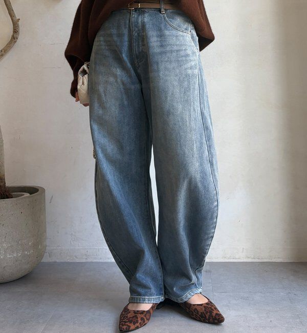  「【WEB限定】裏起毛デニム」|デニム|