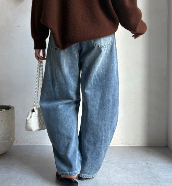  「【WEB限定】裏起毛デニム」|デニム|