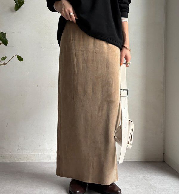  「サテンストレートスカート」|スカート|