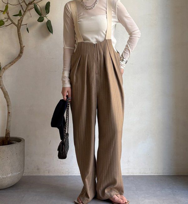  「【WEB限定】ツータックサロペット」|ワンピース|