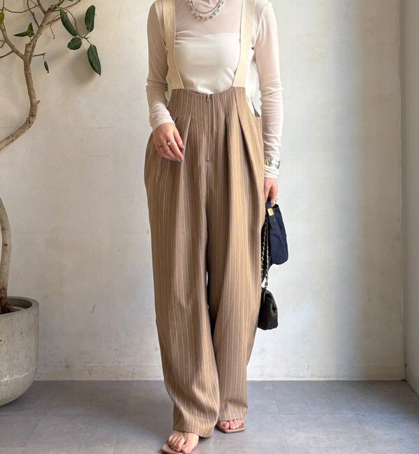  「【WEB限定】ツータックサロペット」|ワンピース|