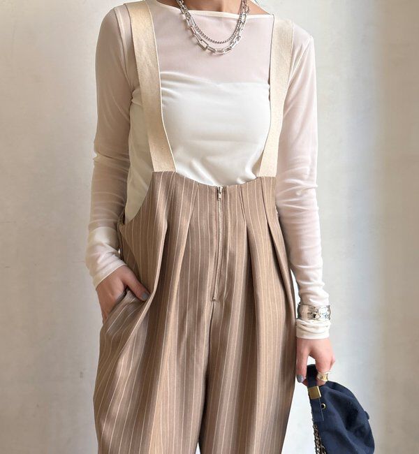  「【WEB限定】ツータックサロペット」|ワンピース|