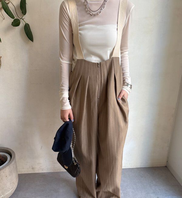  「【WEB限定】ツータックサロペット」|ワンピース|