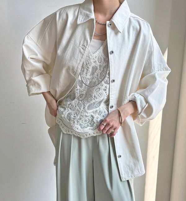  「リヨセルツイルシャツ」|シャツ・ブラウス|