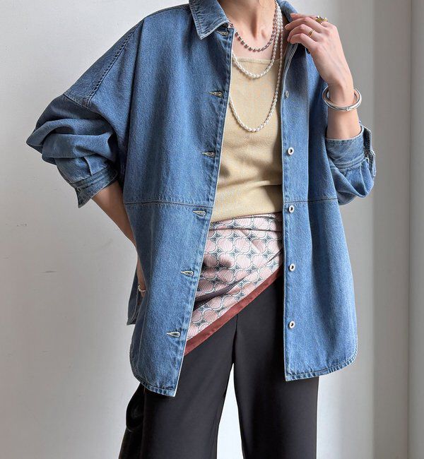  「リヨセルツイルシャツ」|シャツ・ブラウス|