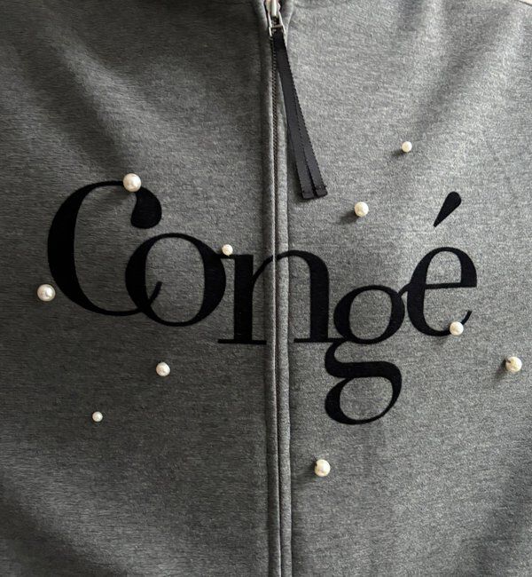  「【WEB限定】パール＋ロゴジップパーカー」|Tシャツ・カットソー|