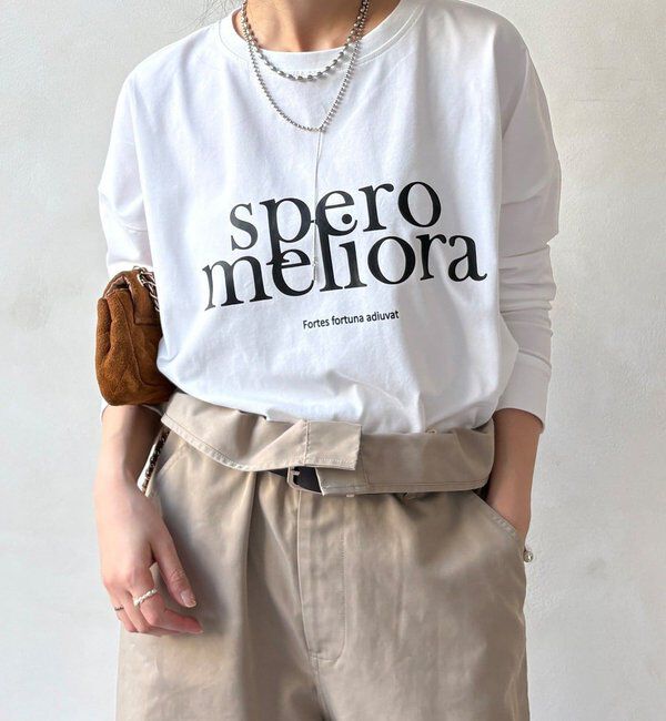  「【WEB限定】オーバーサイズロゴロンTEE」|Tシャツ・カットソー|オフホワイト