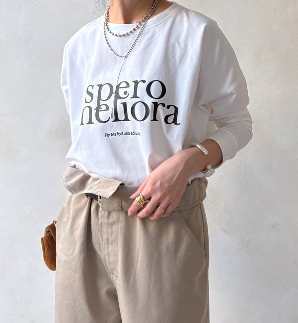  「【WEB限定】オーバーサイズロゴロンTEE」|Tシャツ・カットソー|