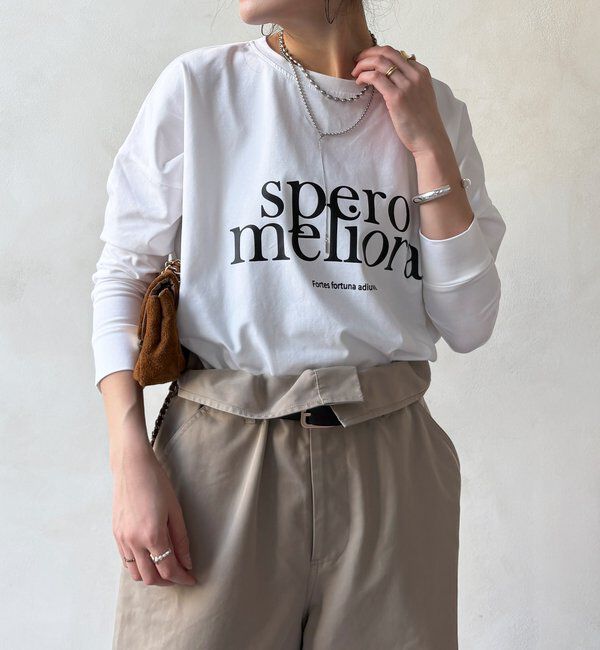  「【WEB限定】オーバーサイズロゴロンTEE」|Tシャツ・カットソー|