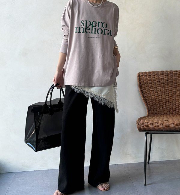  「【WEB限定】オーバーサイズロゴロンTEE」|Tシャツ・カットソー|