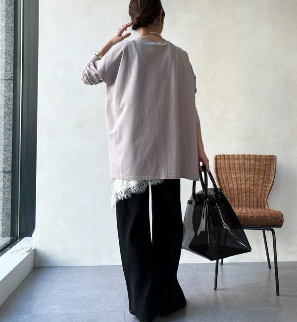  「【WEB限定】オーバーサイズロゴロンTEE」|Tシャツ・カットソー|