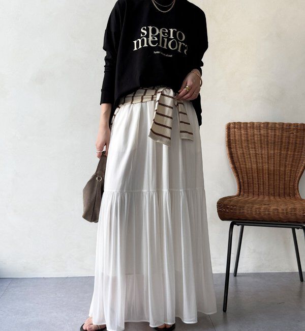  「【WEB限定】オーバーサイズロゴロンTEE」|Tシャツ・カットソー|