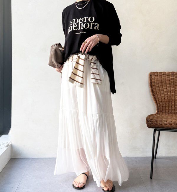  「【WEB限定】オーバーサイズロゴロンTEE」|Tシャツ・カットソー|