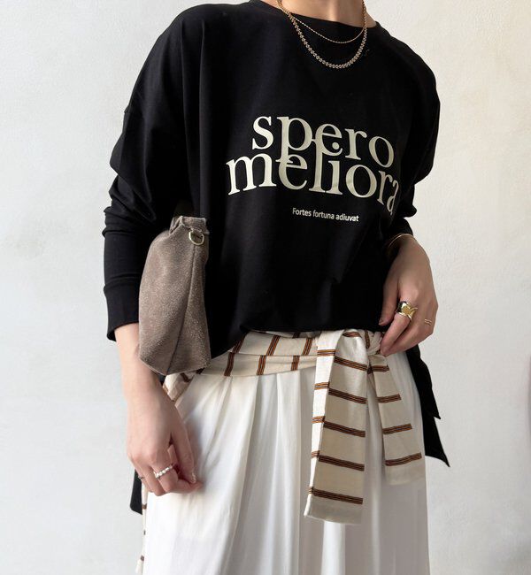  「【WEB限定】オーバーサイズロゴロンTEE」|Tシャツ・カットソー|