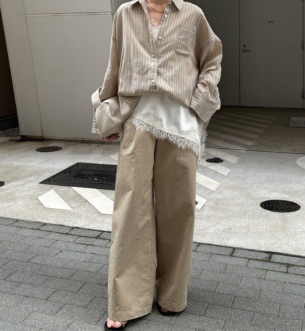  「マルチWAYストライプシャツ」|シャツ・ブラウス|