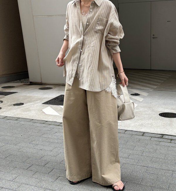  「マルチWAYストライプシャツ」|シャツ・ブラウス|