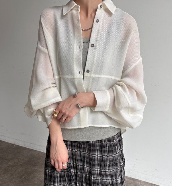  「メッシュシャツ」|シャツ・ブラウス|