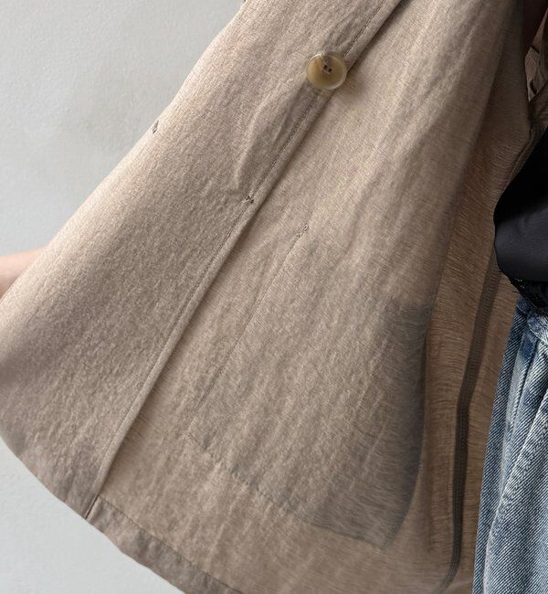  「【WEB限定/セットアップ可能】ショートスリーブジャケット」|テーラードジャケット|