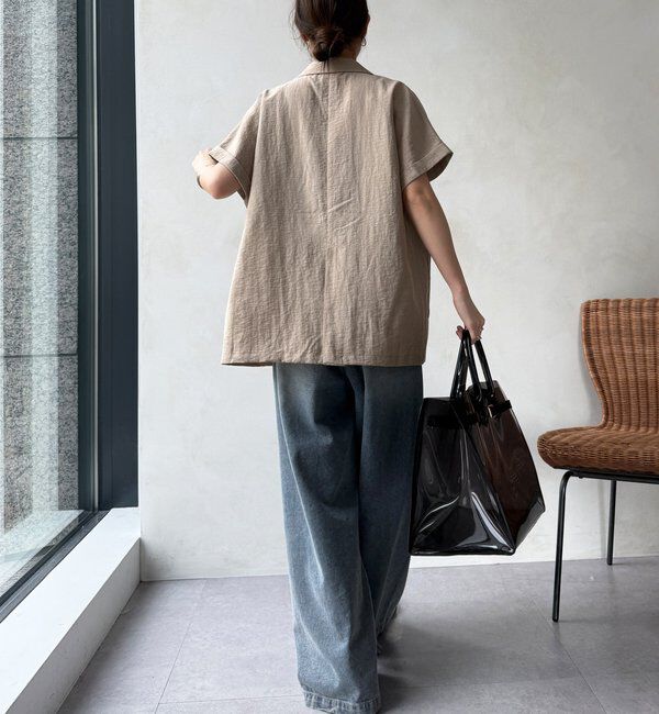  「【WEB限定/セットアップ可能】ショートスリーブジャケット」|テーラードジャケット|