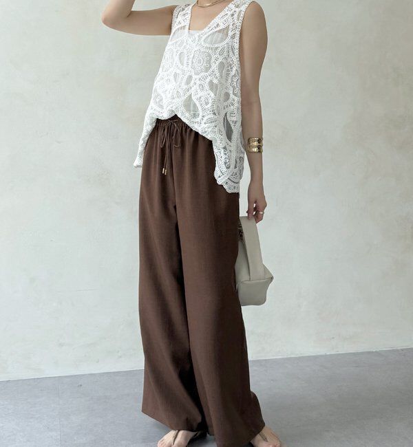  「【WEB限定】タンブラーブッチャーイージーパンツ」|チノ|