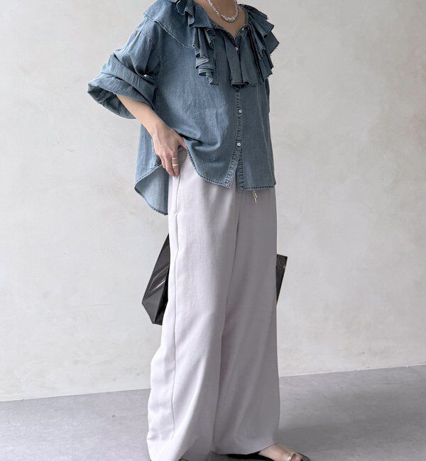  「【WEB限定】タンブラーブッチャーイージーパンツ」|チノ|