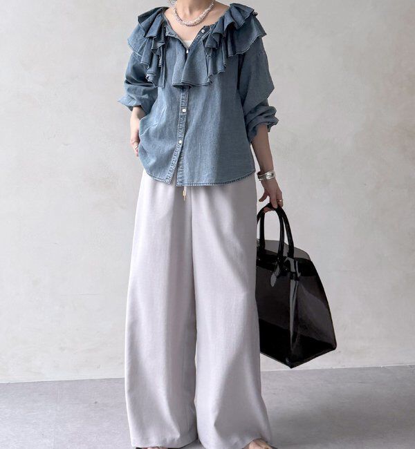  「【WEB限定】タンブラーブッチャーイージーパンツ」|チノ|