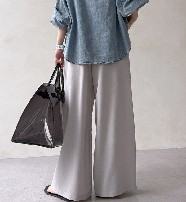  「【WEB限定】タンブラーブッチャーイージーパンツ」|チノ|